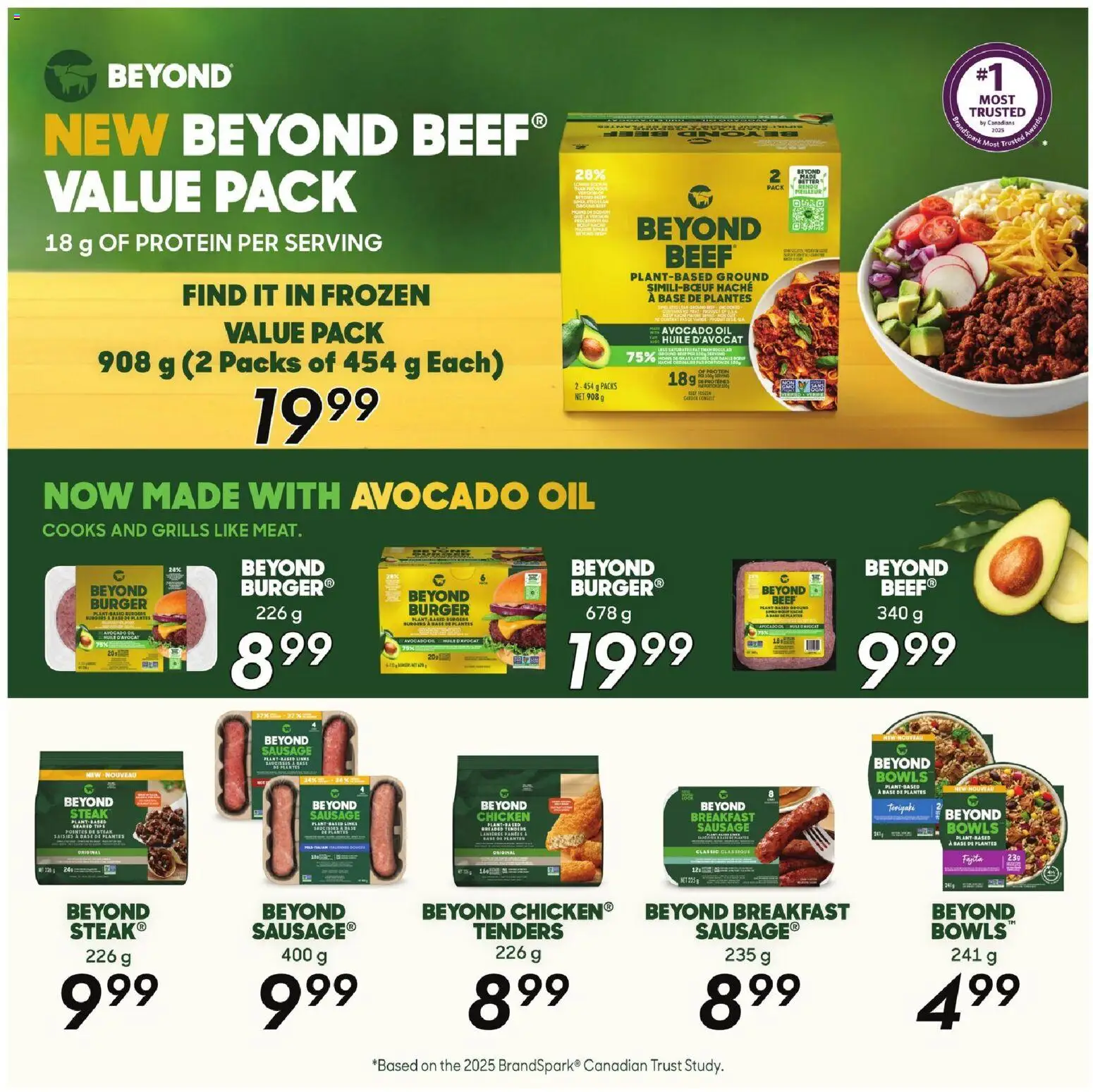 Sobeys flyer valid from 20.11.2025 | Page: 23 | Products: Beef, Oil, Chicken