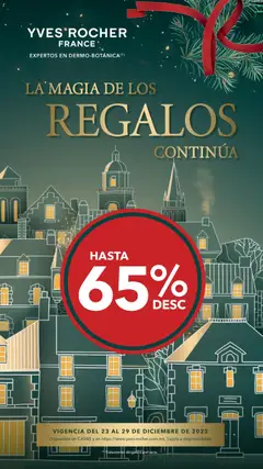Vista previa de Yves Rocher catálogo La Magia de los Regalos Continúa, nuevo folleto de la tienda, válido en México a partir del 23.12.2025