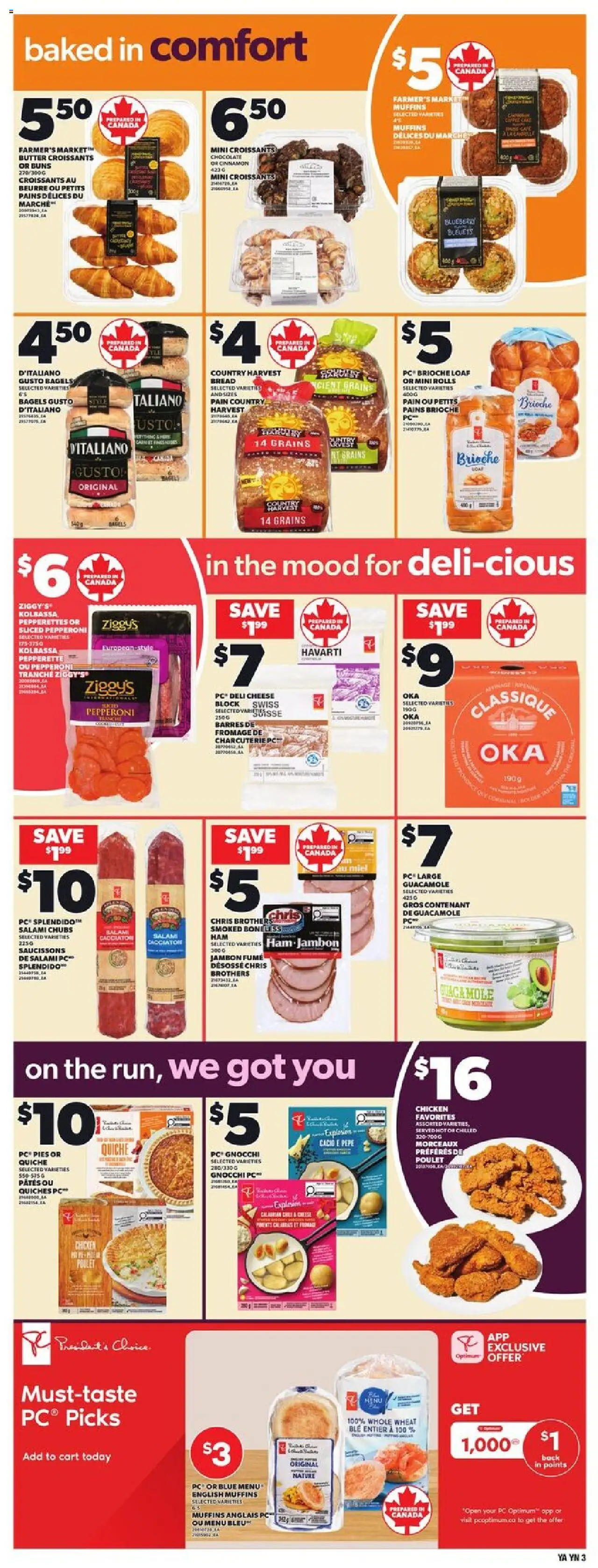 Independent Grocer flyer valid from 25.09.2025 | Page: 4 | Products: PC, Butter, Cheese, Bread
