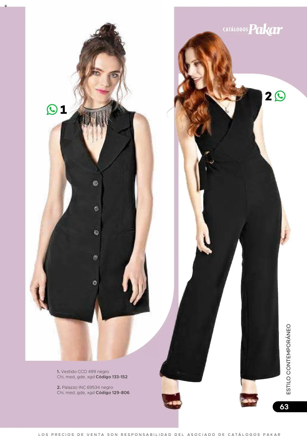 Nuevas ofertas de SC Pakar válidas en toda la República Mexicana desde el 31.01.2025. ¡Encuentra las mejores ofertas en SC Pakar catálogo Ropa! | Página: 63 | Productos: Vestido, Palazzo