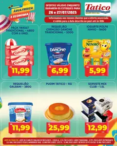 Tatico Folheto - válido de 28.07.2025 | Página: 31 | Produtos: Pó, Leite, Sorvete, Requeijão