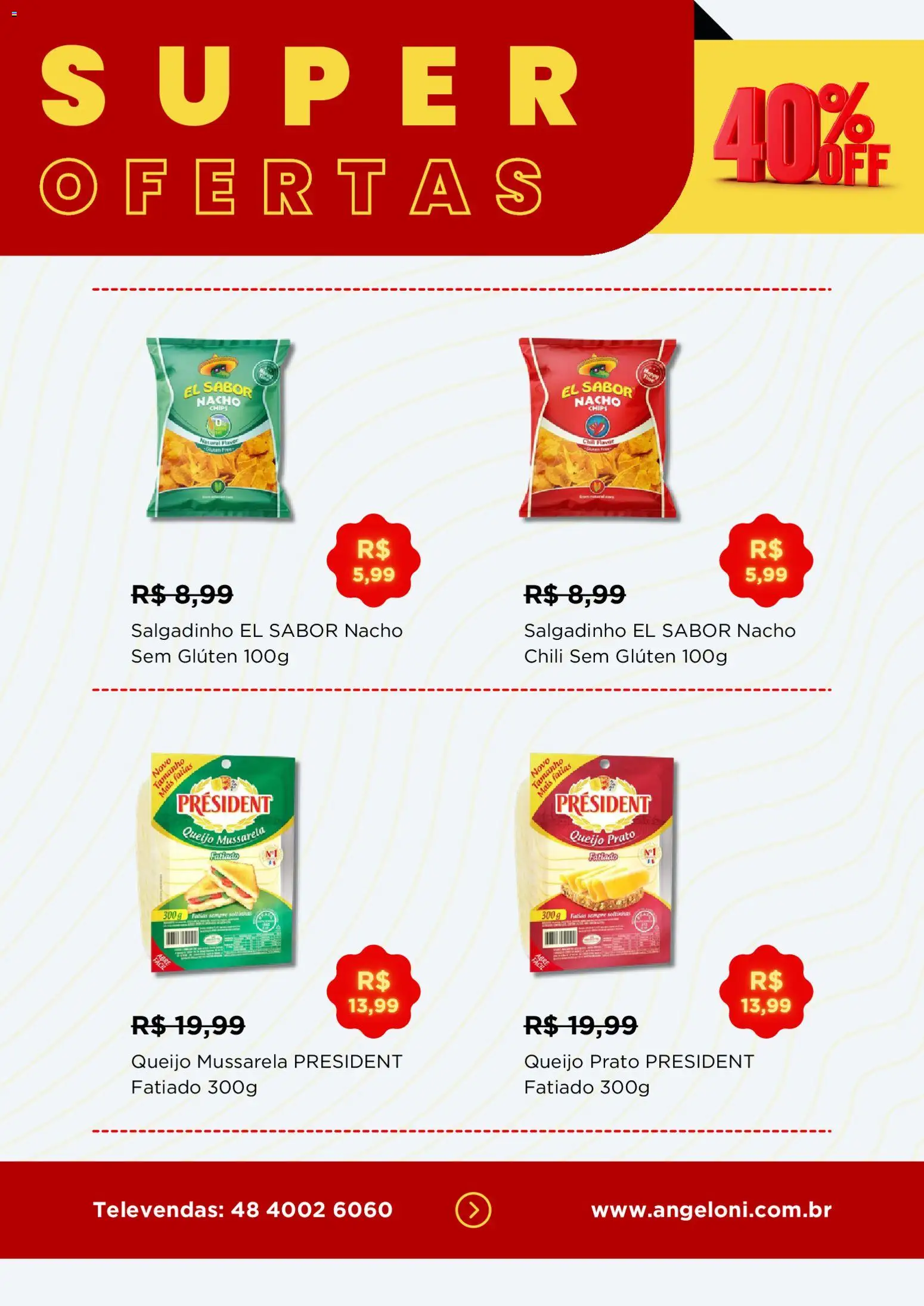 Angeloni Folheto - válido de 02.04.2026 | Página: 3 | Produtos: Queijo, Mussarela