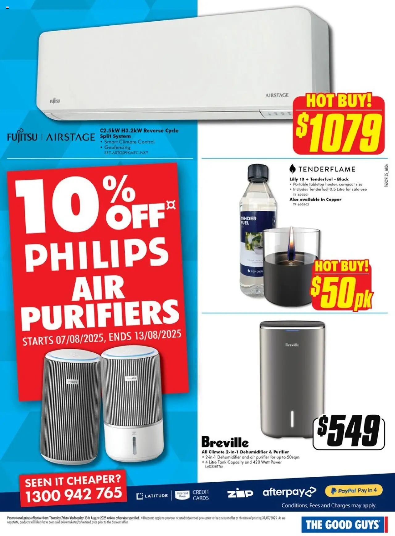 The Good Guys catalogue - valid from 06.08.2025 | Page: 13 | Products: Dehumidifier, Portable, Safe, Air purifier