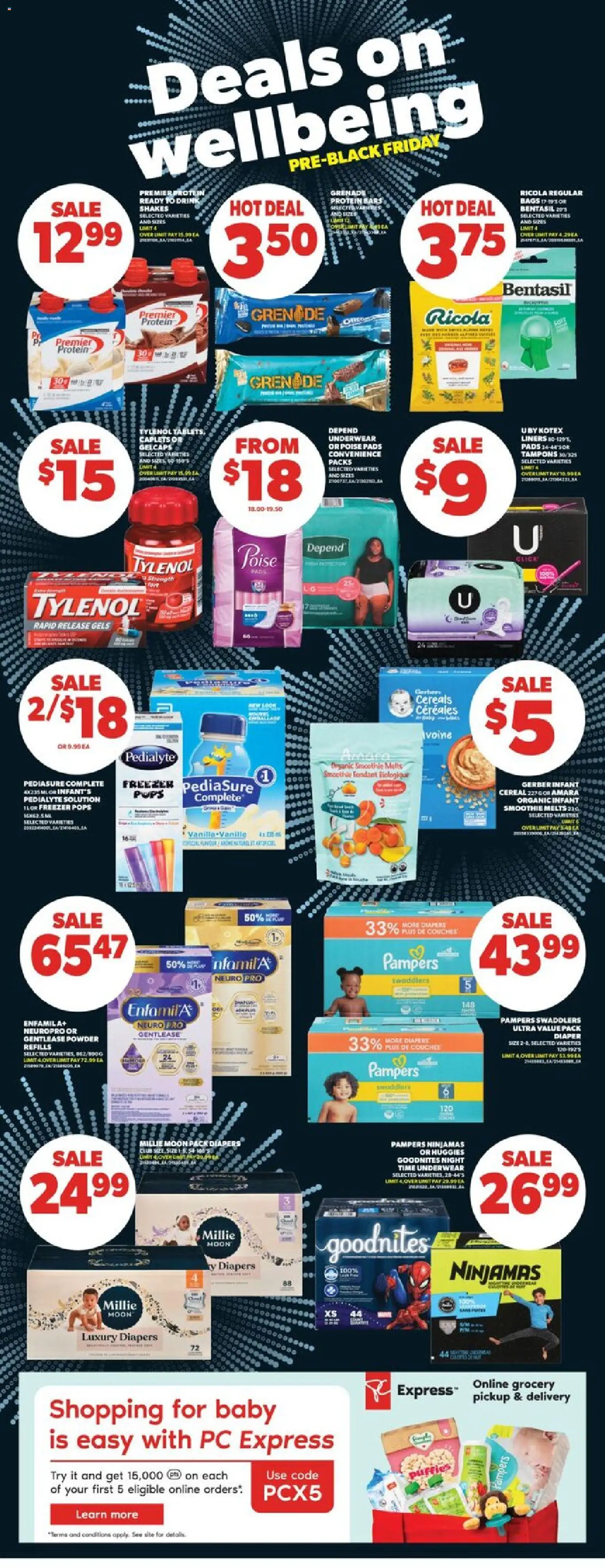 Real Canadian Superstore flyer valid from 13.11.2025 | Page: 29 | Products: Cereals, PC, Freezer, Powder