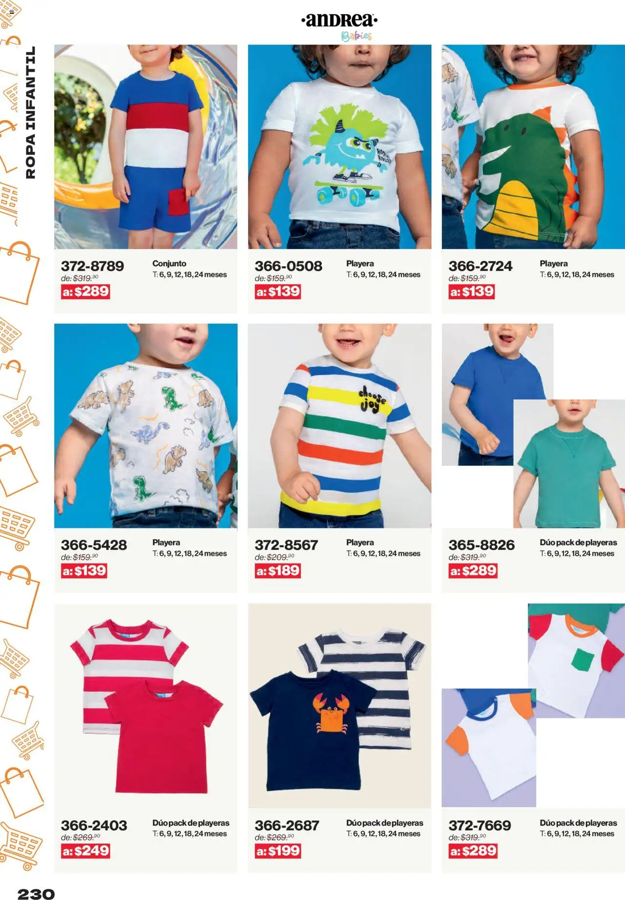 Nuevas ofertas de Andrea válidas en toda la República Mexicana desde el 10.08.2025. ¡Encuentra las mejores ofertas en Andrea - Catálogo Outlet! | Página: 230 | Productos: Ropa, Playera, Conjunto