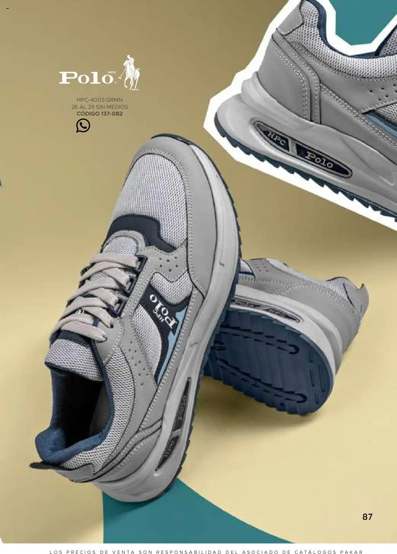 Nuevas ofertas de SC Pakar válidas en toda la República Mexicana desde el 24.07.2025. ¡Encuentra las mejores ofertas en SC Pakar - Catálogo Hombre otoño / invierno! | Página: 87