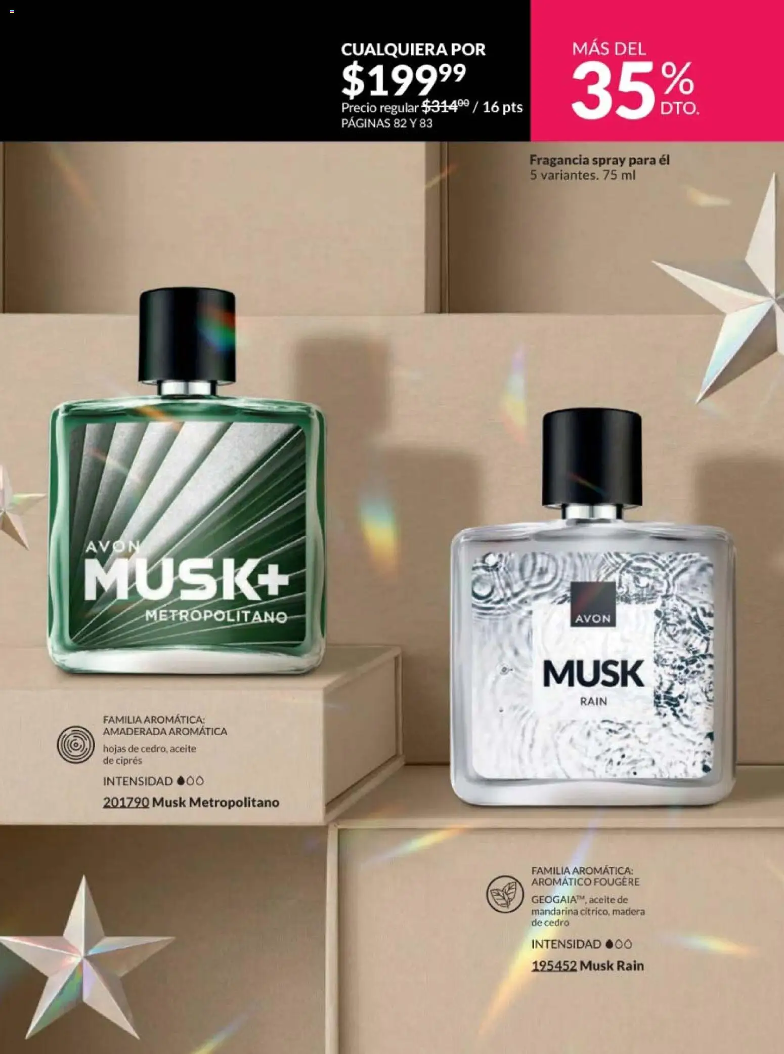 Nuevas ofertas de AVON válidas en toda la República Mexicana desde el 07.11.2025. ¡Encuentra las mejores ofertas en AVON campaña 17 2025! | Página: 81 | Productos: Aceite, Fragancia