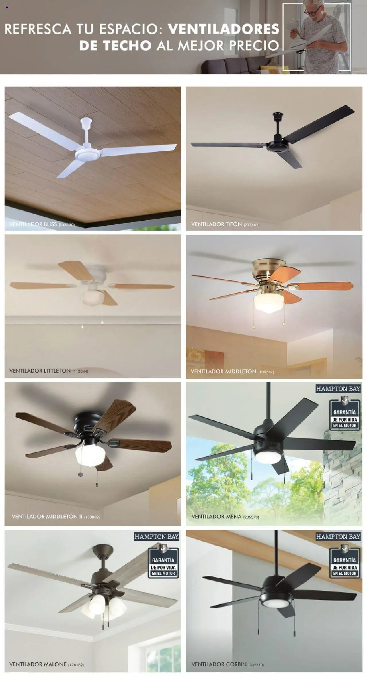Nuevas ofertas de Home Depot válidas en toda la República Mexicana desde el 15.05.2025. ¡Encuentra las mejores ofertas en Home Depot catálogo! | Página: 8 | Productos: Ventilador