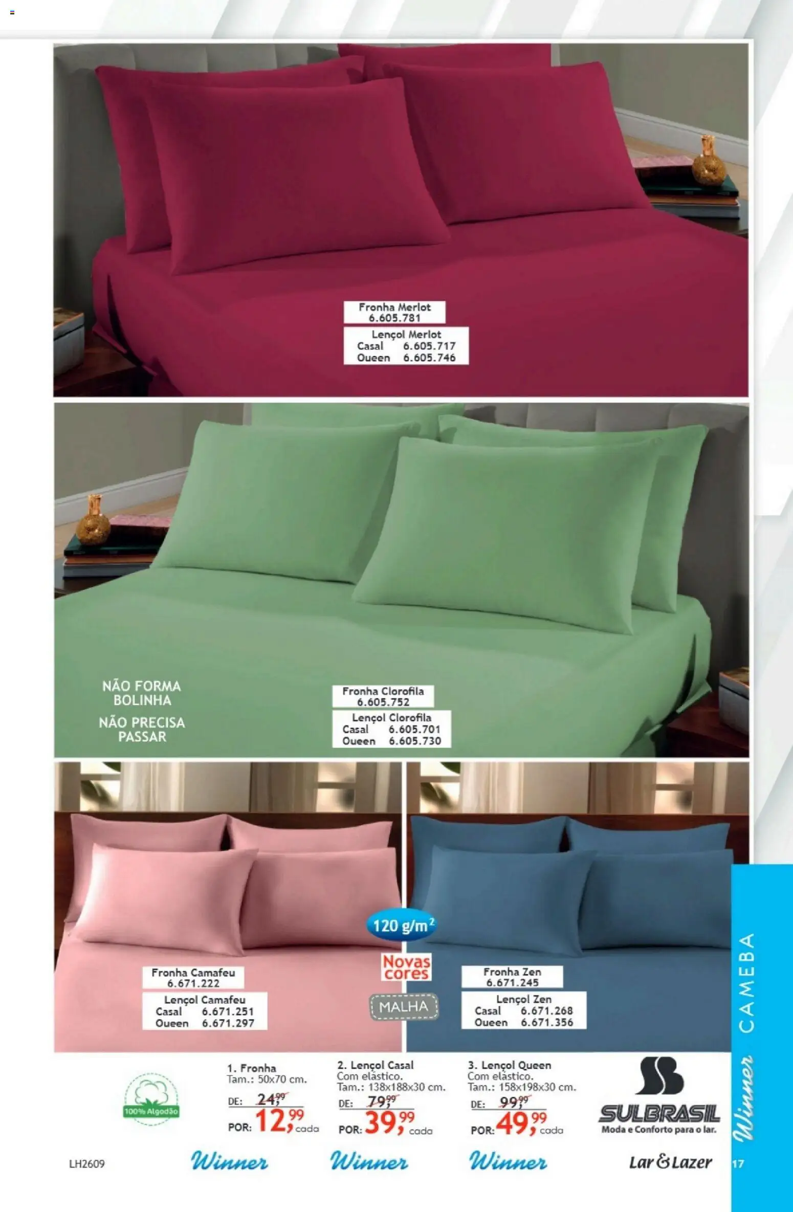 Quatro Estações Folheto - válido de 01.01.2026 | Página: 17 | Produtos: Lençol, Algodão, Fronha