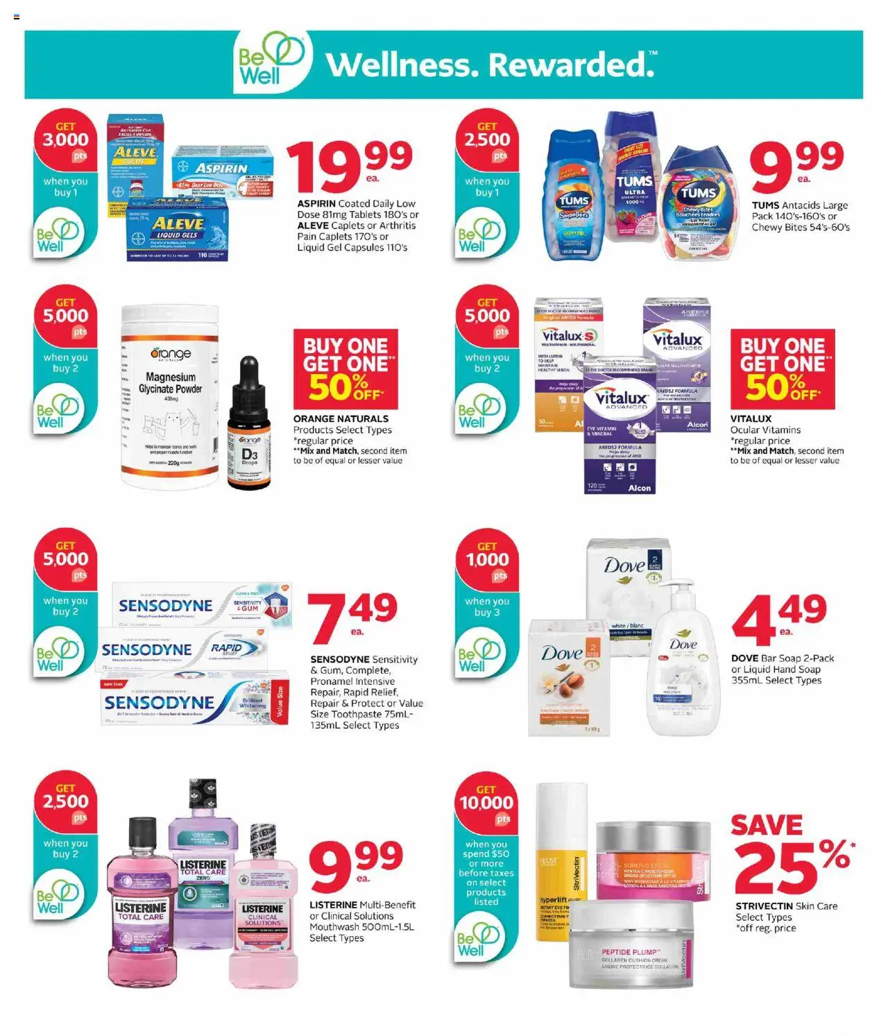 Rexall flyer valid from 05.09.2025 | Page: 7 | Products: Cream, Powder, Toothpaste, Mouthwash