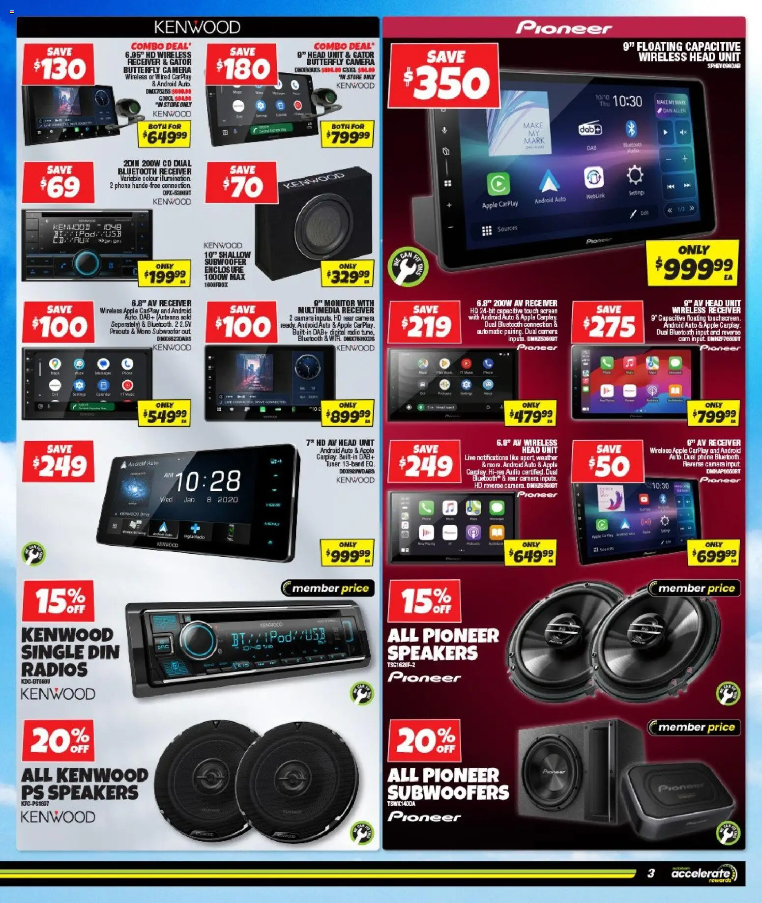 Autobarn catalogue - valid from 07.01.2026 | Page: 3 | Products: Phone, Camera, Audio, Radio