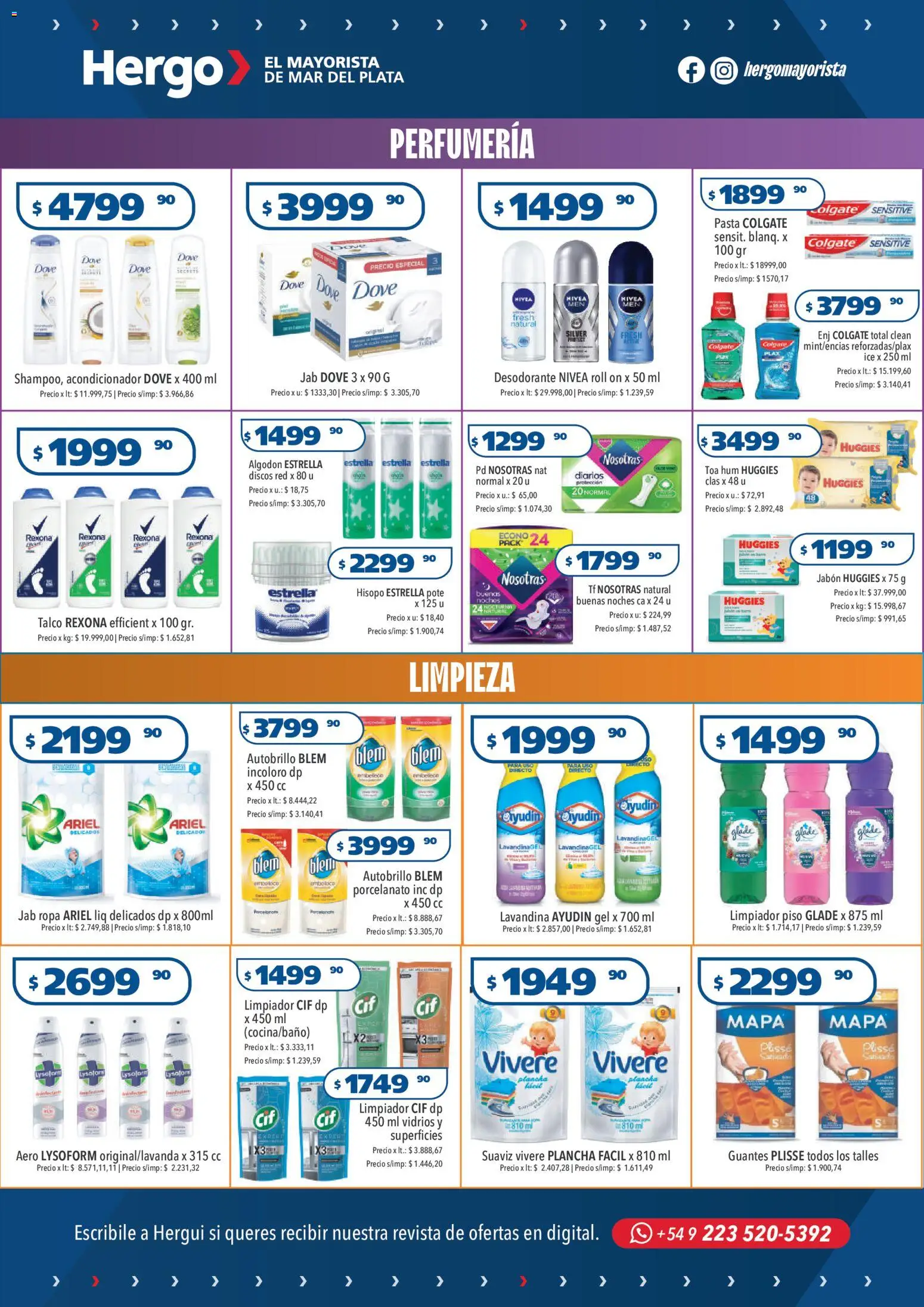 Hergo catálogo │ válido desde el 29.10.2025 | Página: 4 | Productos: Acondicionador, Plancha, Guantes, Limpiador