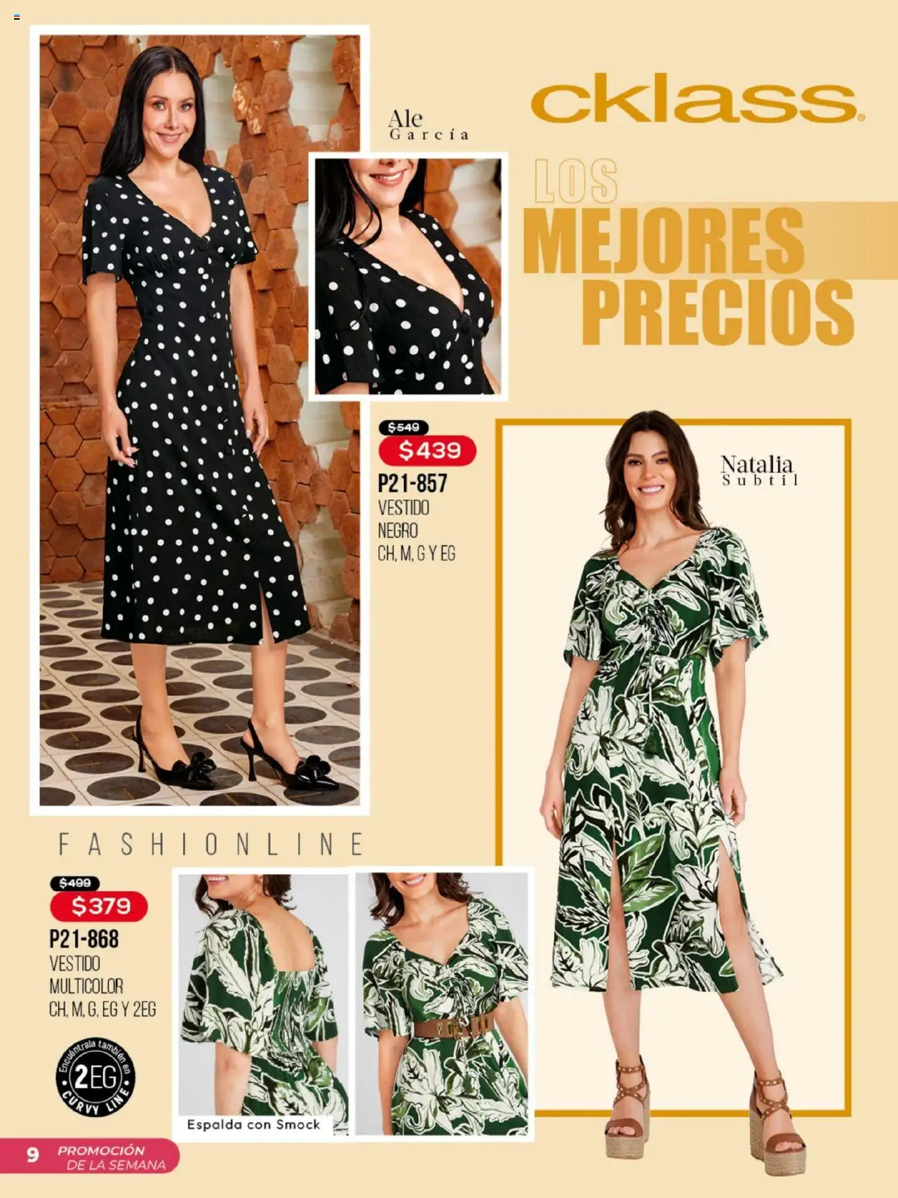 Nuevas ofertas de Cklass válidas en toda la República Mexicana desde el 15.09.2025. ¡Encuentra las mejores ofertas en Cklass - Catálogo Promo Semanal! | Página: 10 | Productos: Vestido