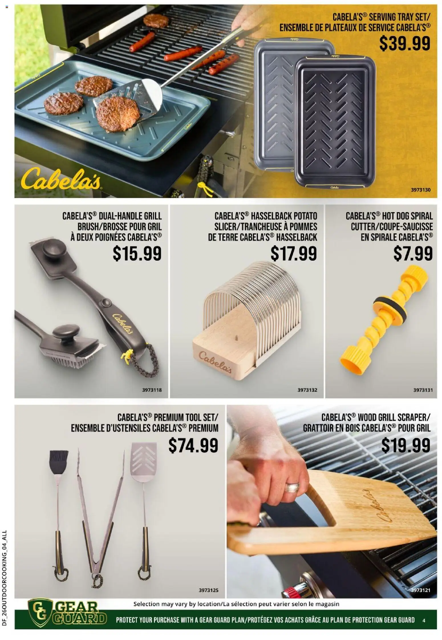 Cabelas flyer valid from 23.03.2026 | Page: 4 | Products: Grill