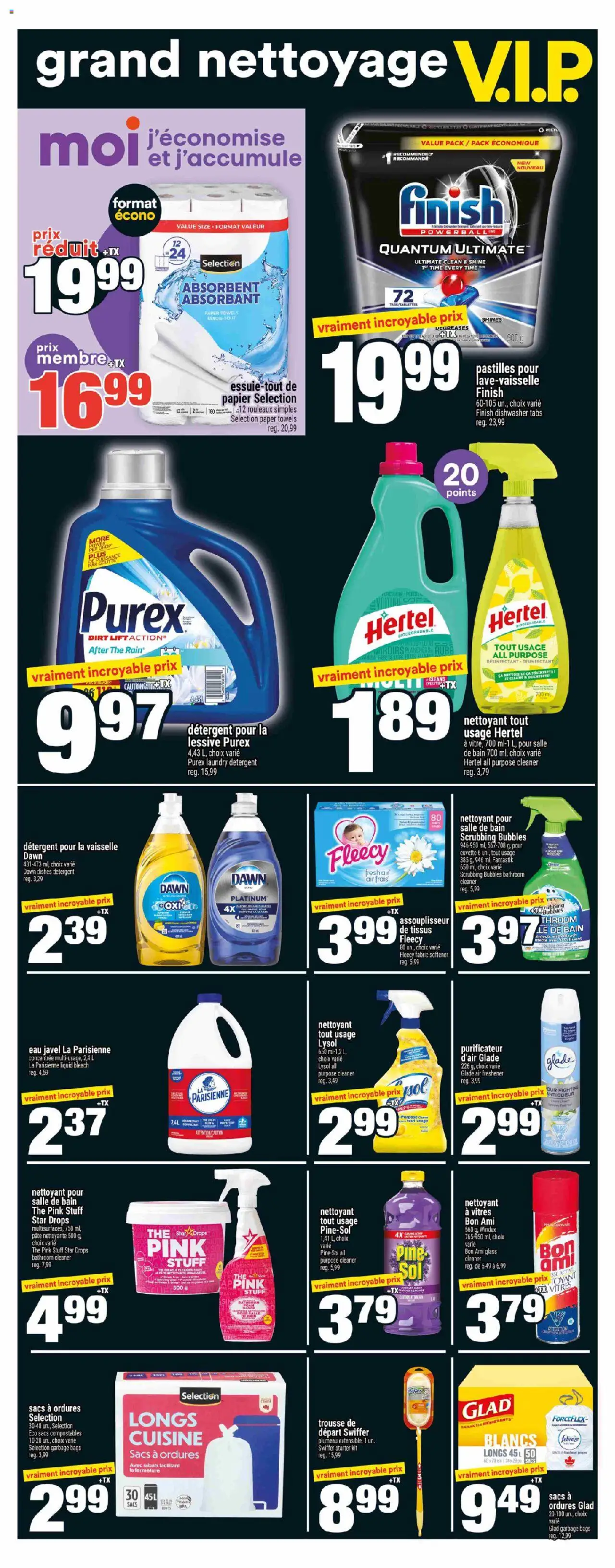 Super C flyer valid from 14.08.2025 | Page: 10 | Products: Dishwasher, Fabric softener, Detergent