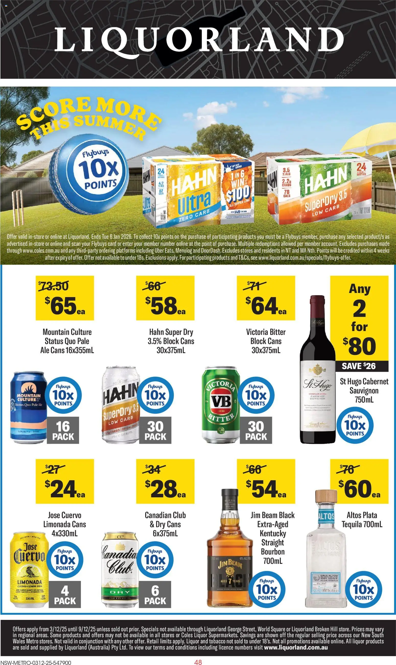 Liquorland catalogue - valid from 03.12.2025 | Page: 1 | Products: Bourbon, Platforms, Lemon