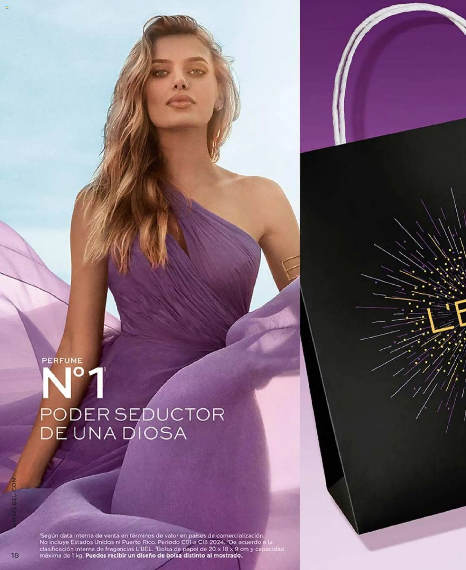 Catálogo L'Bel Campaña 3 │ válido desde el 01.02.2026 | Página: 18 | Productos: Bolsa, Perfume