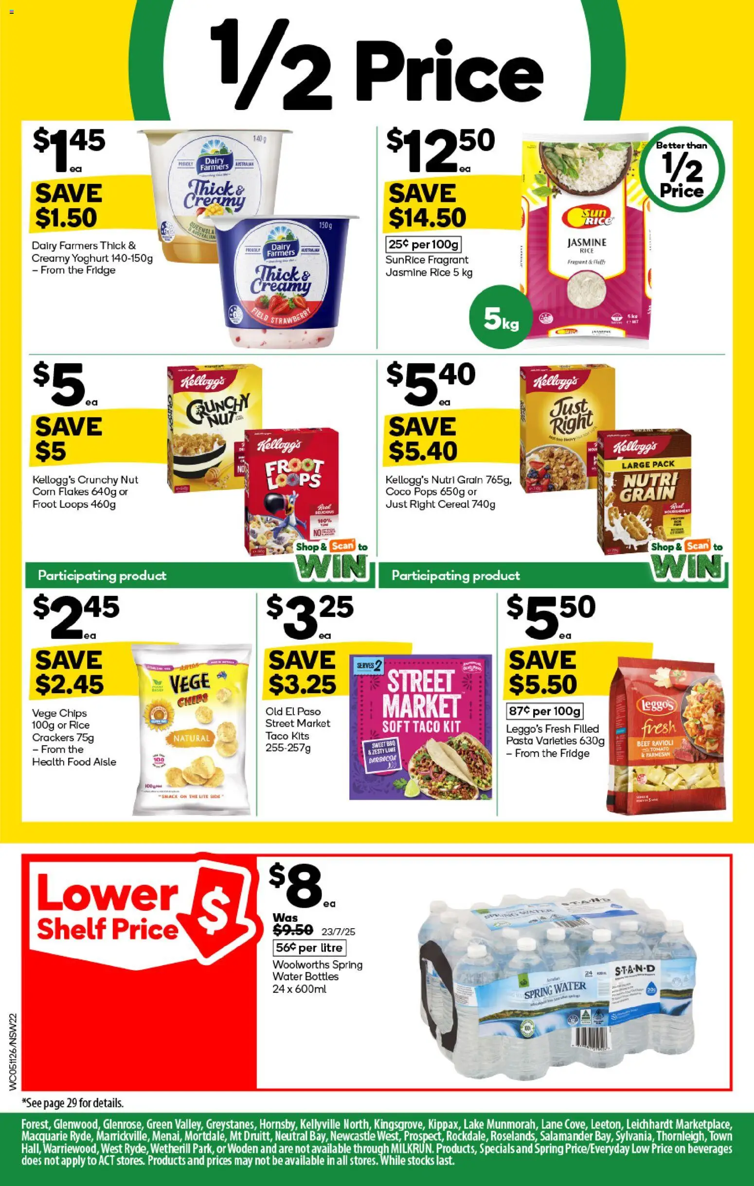 Woolworths catalogue - valid from 05.11.2025 | Page: 22 | Products: Shelf, Yoghurt, Pasta, Flakes