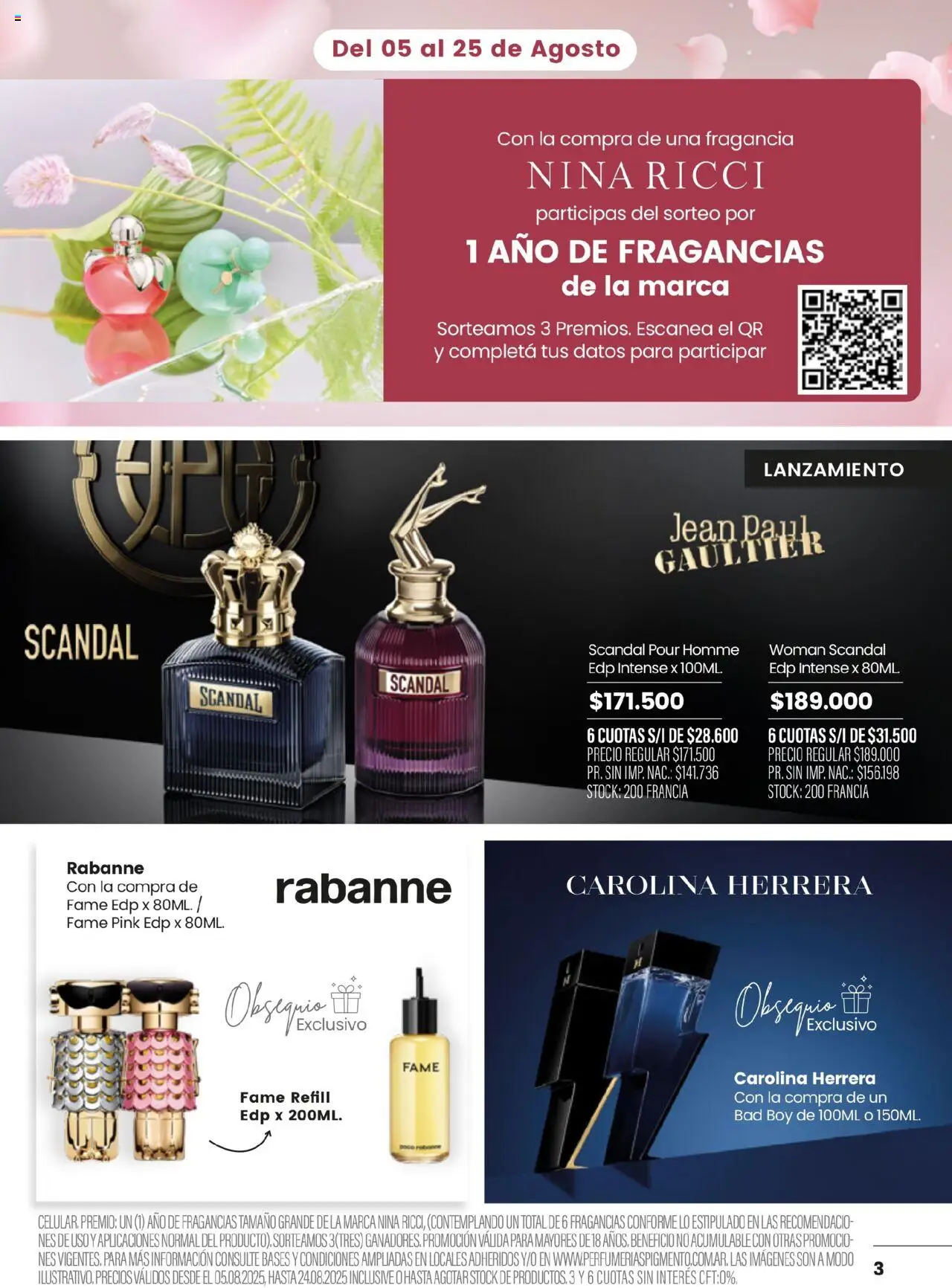 Pigmento ofertas │ válido desde el 05.08.2025 | Página: 3 | Productos: Jean, Fragancia
