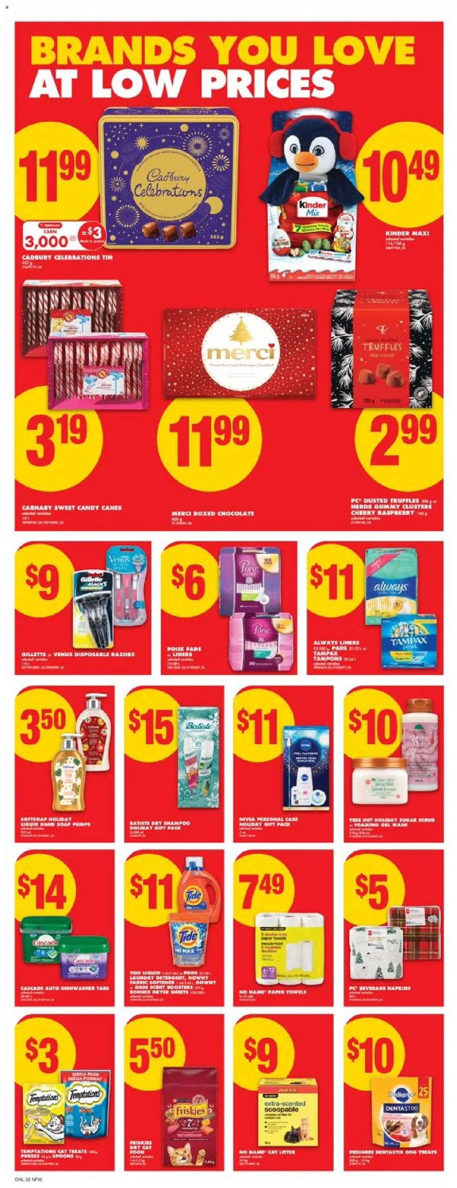 No Frills flyer valid from 11.12.2025 | Page: 7 | Products: PC, Shampoo, Soap, Chocolate