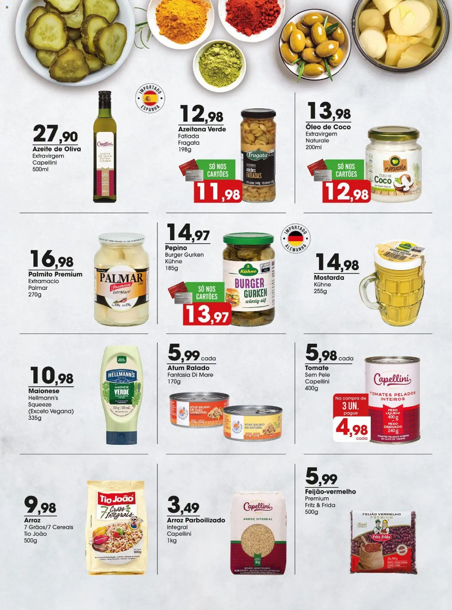 Zaffari Folheto - válido de 19.02.2026 | Página: 3 | Produtos: Palmito, Fantasia, Tomates, Arroz