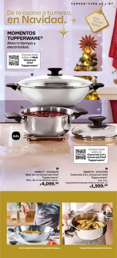 Vista previa de Tupperware catálogo, nuevo folleto de la tienda, válido en México a partir del 03.11.2025 | Página: 67 | Productos: Cacerola, Cocina, Wok, Sobre