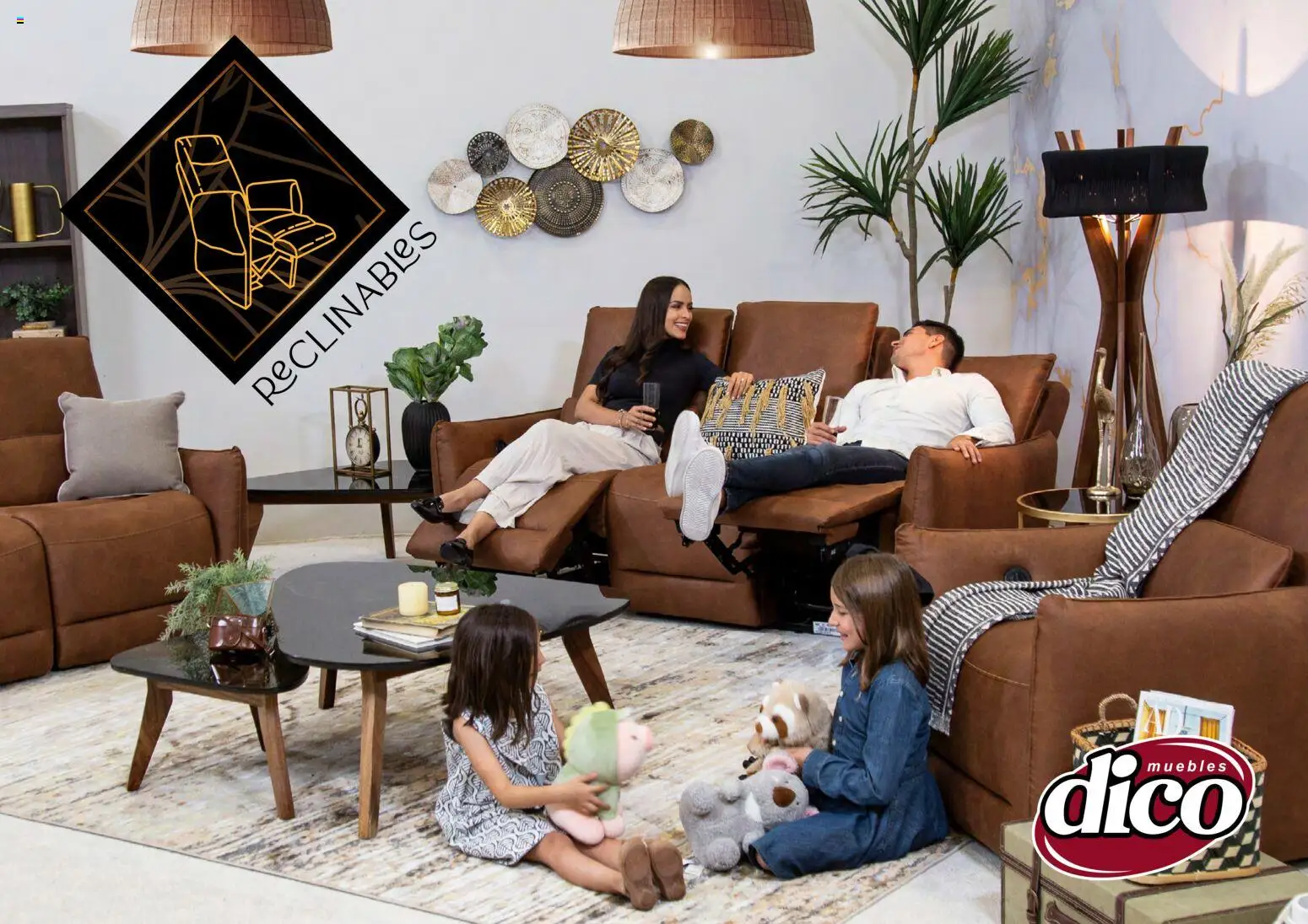 Nuevas ofertas de Muebles Dico válidas en toda la República Mexicana desde el 01.01.2026. ¡Encuentra las mejores ofertas en Muebles Dico catálogo Salas reclinables! | Página: 1