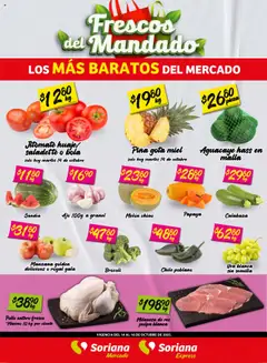 Vista previa de Soriana - Frescos del Mandado Mercado: Tamaulipas, nuevo folleto de la tienda, válido en México a partir del 14.10.2025
