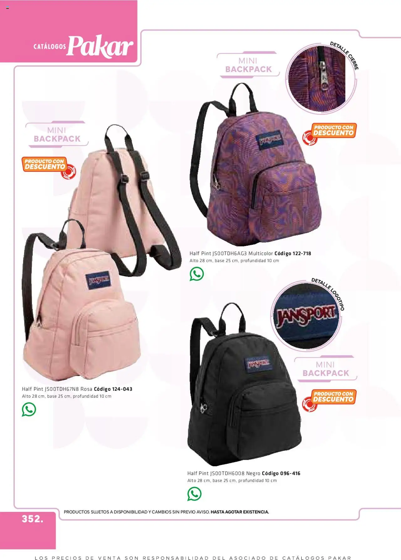 Nuevas ofertas de SC Pakar válidas en toda la República Mexicana desde el 06.03.2025. ¡Encuentra las mejores ofertas en SC Pakar catálogo Women! | Página: 352