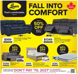 Preview of Leon's weekly flyer / circulaire from shop Leon's valid from 09.10.2025