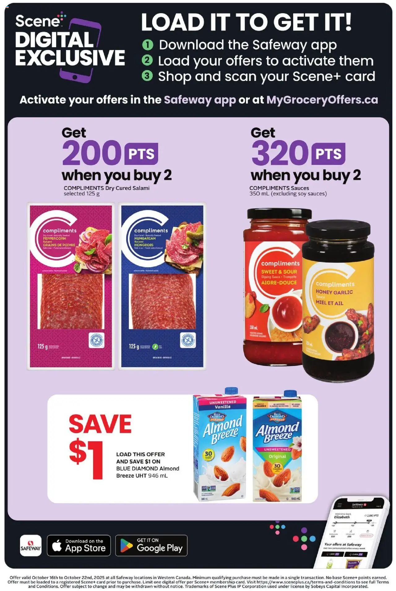 Safeway flyer valid from 16.10.2025 | Page: 13 | Products: Salami