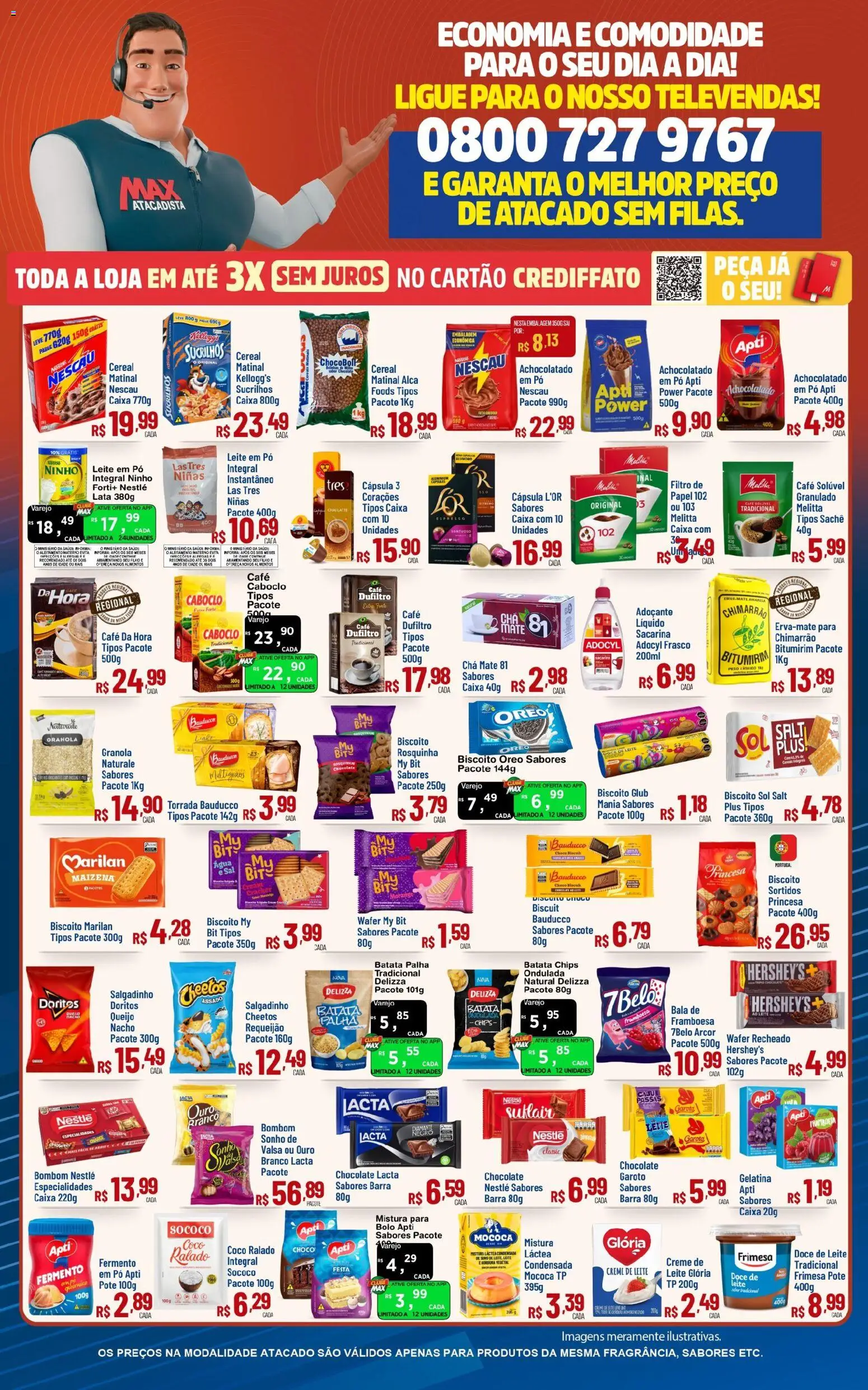 Max Atacadista Folheto - válido de 01.04.2026 | Página: 3 | Produtos: Coco, Biscoito, Caixa, Queijo