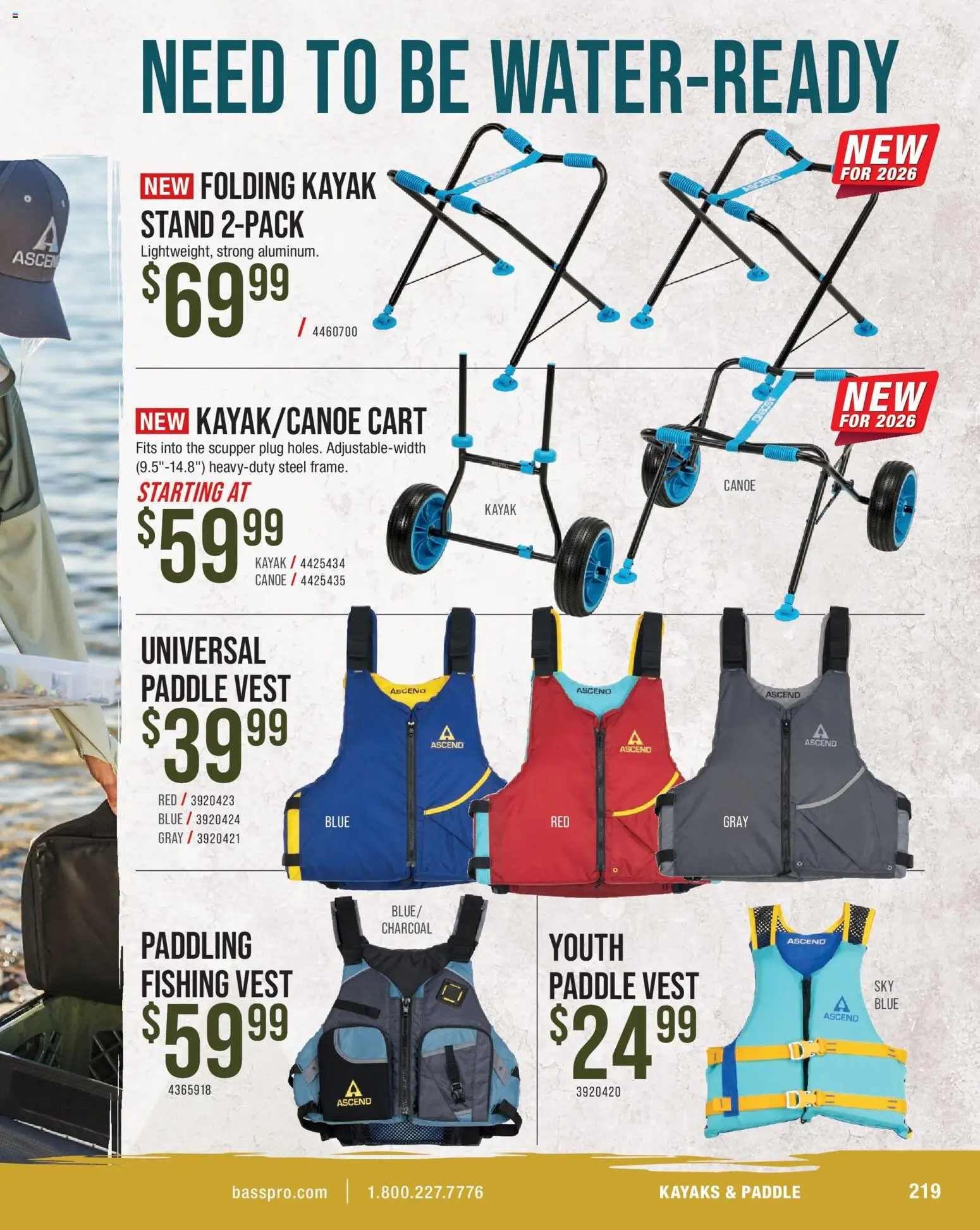 Cabela's Saltwater Specialist 26 - valid from 15.12.2025 | Page: 219 | Products: Kayak, Canoe, Vest