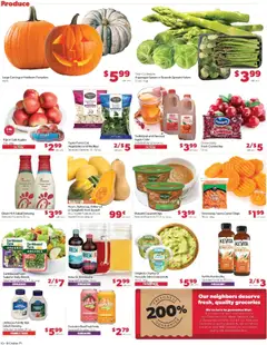 Preview of Family Fare weekly ads valid from 19.10.2025 | Page: 7 | Products: Bakery, Asparagus, Pumpkin, Cauliflower