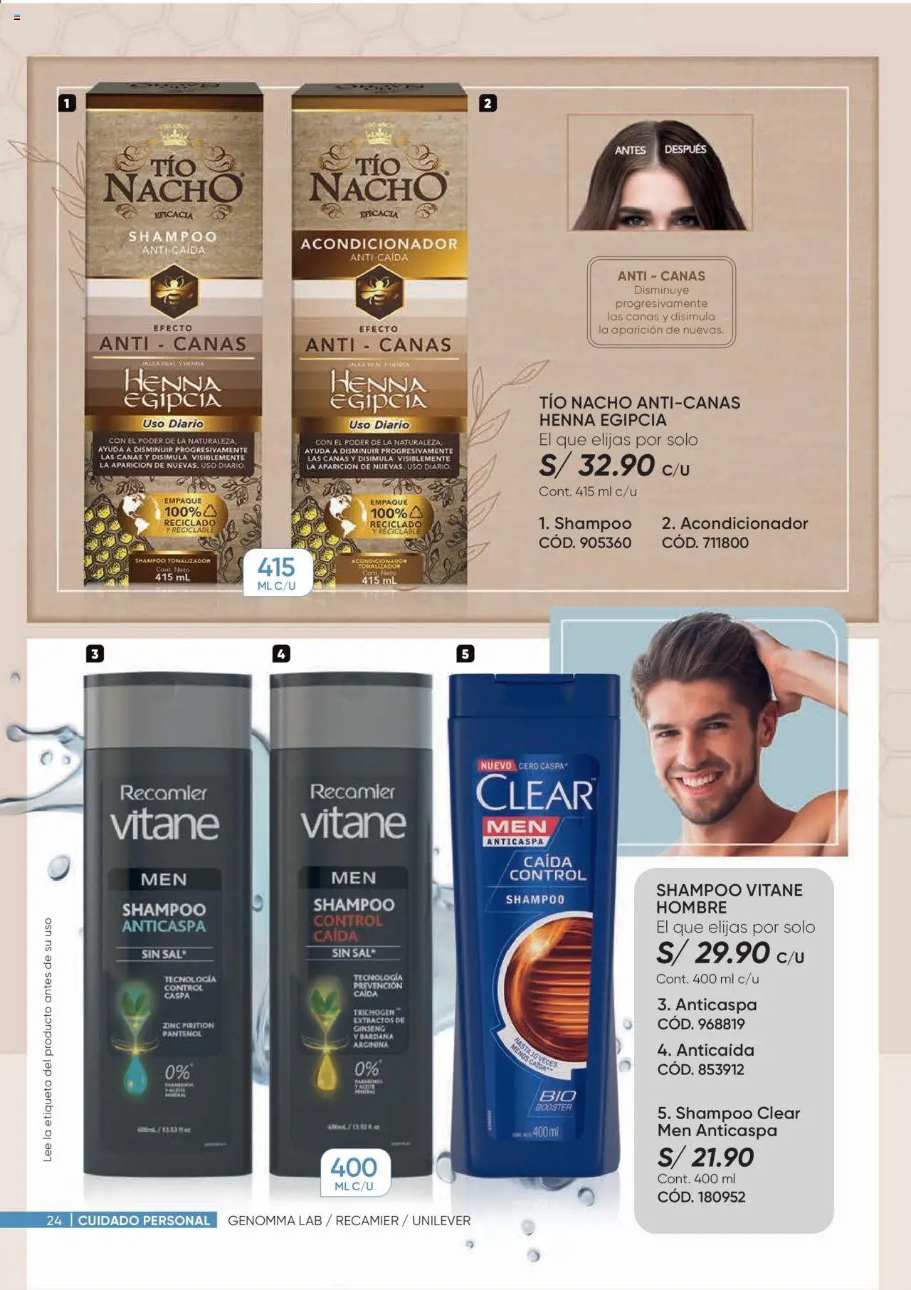 Catálogo Azzorti válido desde 28.07.2025 | Página: 24 | Productos: Shampoo, Acondicionador, Empaque