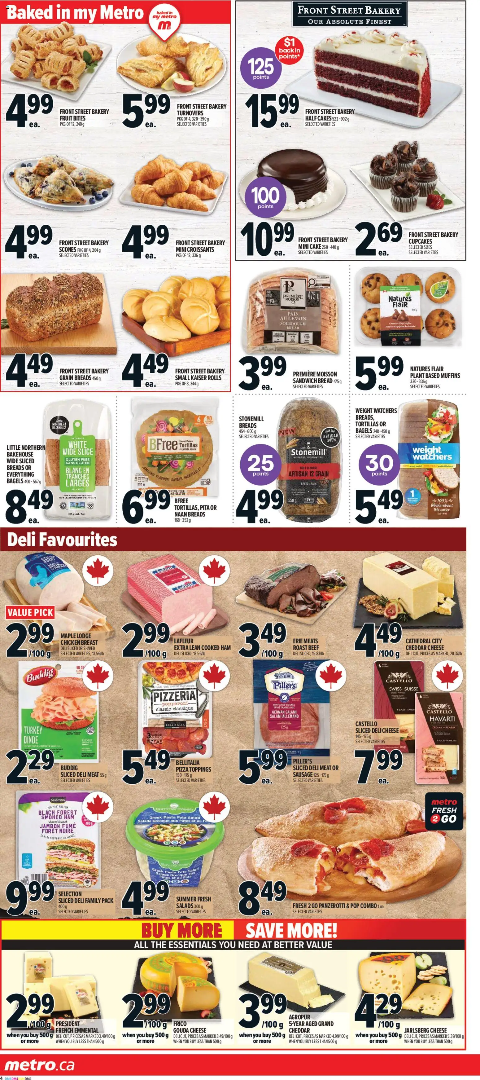 Metro flyer valid from 01.01.2026 | Page: 8 | Products: Beef, Turkey, Bakery, Bread