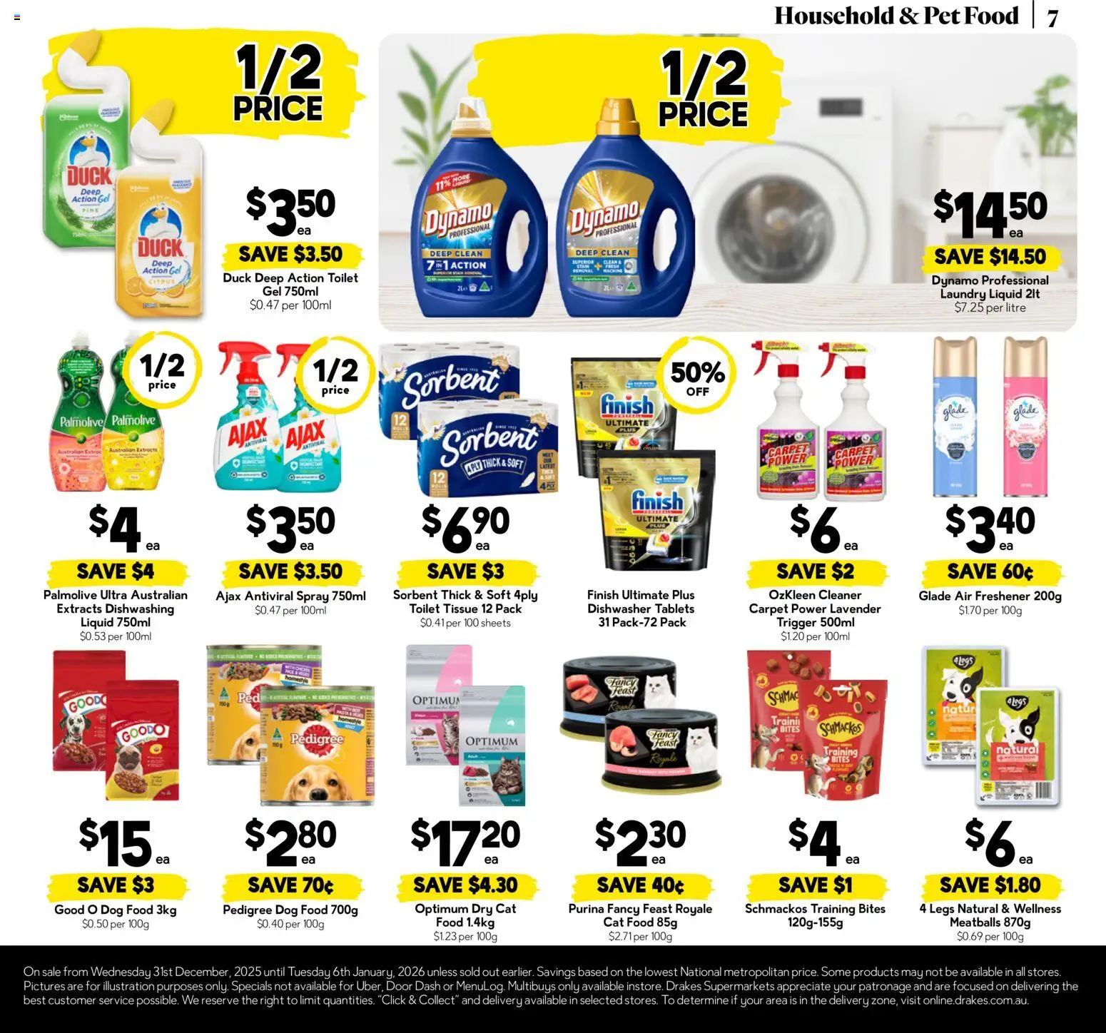 Drakes catalogue - valid from 31.12.2025 | Page: 7 | Products: Door, Carpet, Cleaner, Dog food