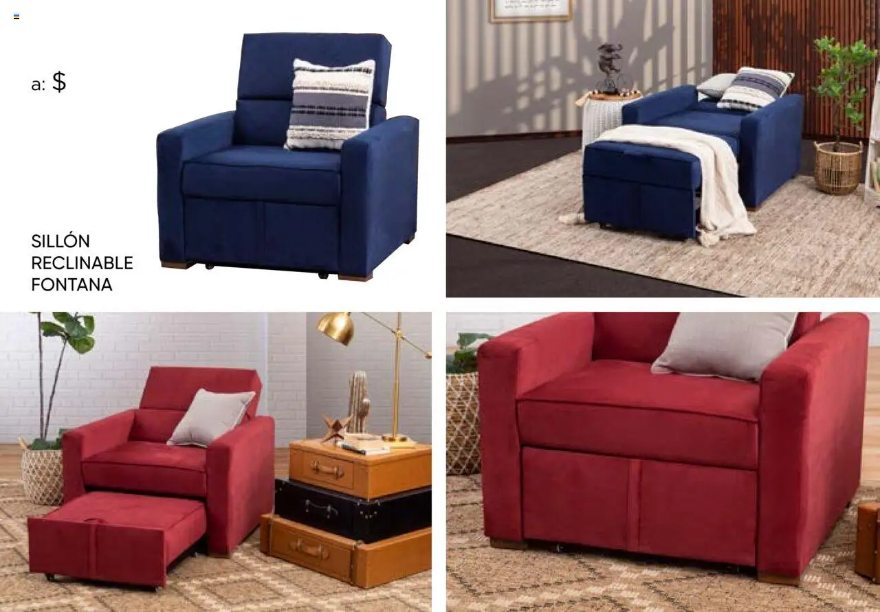 Nuevas ofertas de Muebles Dico válidas en toda la República Mexicana desde el 25.10.2024. ¡Encuentra las mejores ofertas en Muebles Dico catálogo Dico! | Página: 55 | Productos: Sillón