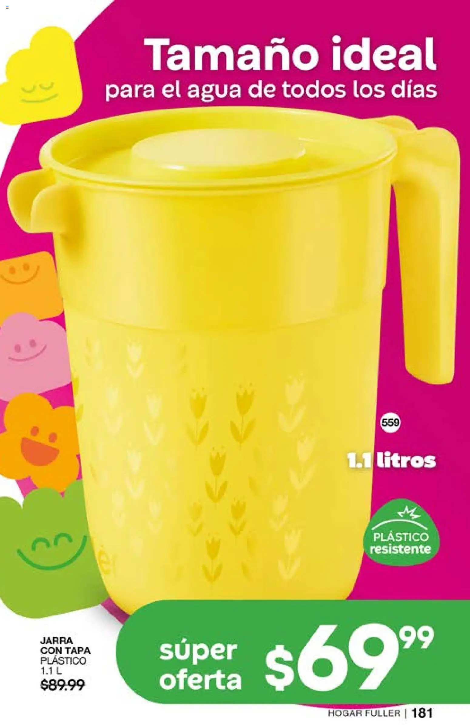 Nuevas ofertas de Fuller válidas en toda la República Mexicana desde el 15.04.2026. ¡Encuentra las mejores ofertas en Fuller campaña 1 2026! | Página: 183 | Productos: Agua, Jarra