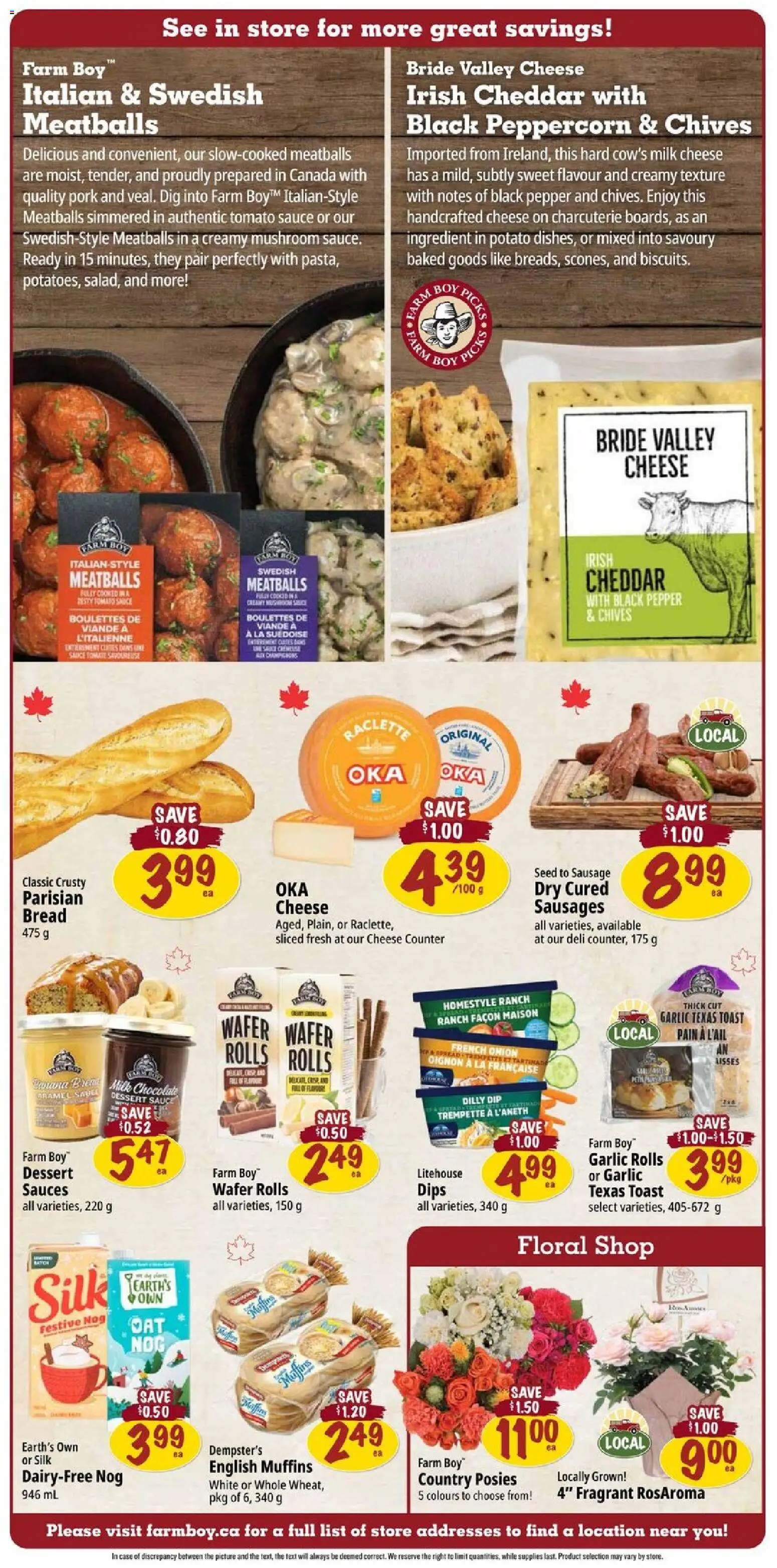 Farm Boy flyer valid from 04.12.2025 | Page: 4 | Products: Case, Milk, Cheese, Pork