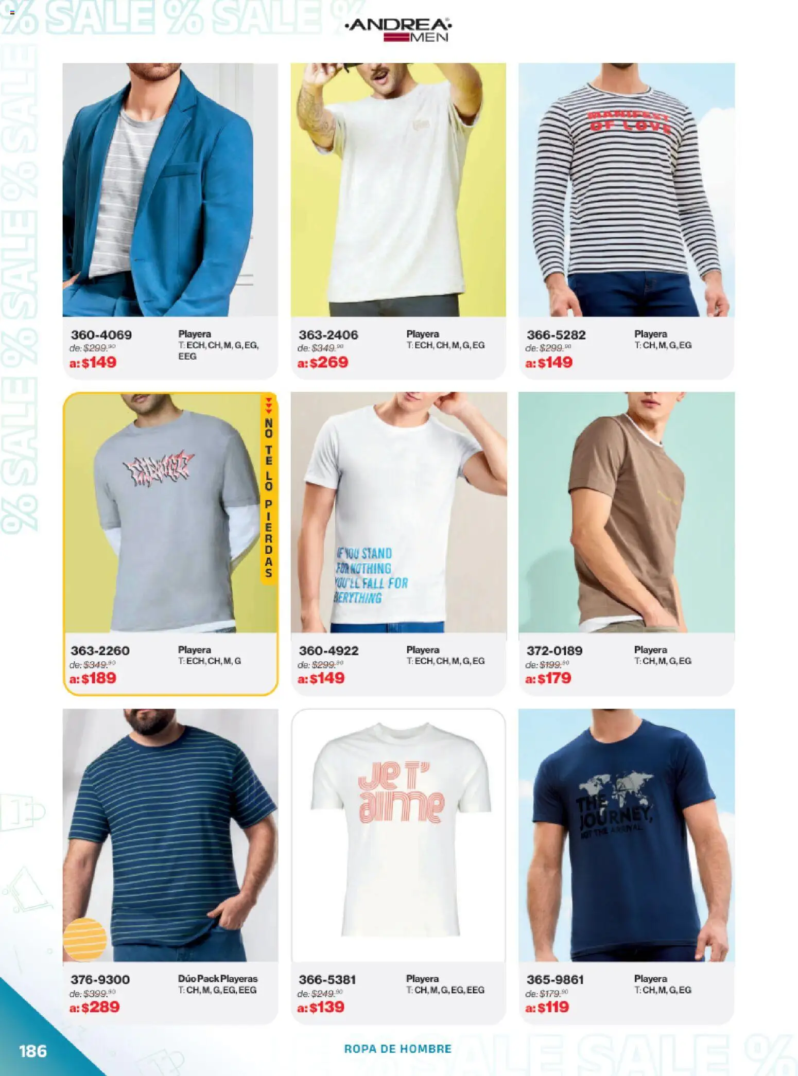 Nuevas ofertas de Andrea válidas en toda la República Mexicana desde el 21.12.2025. ¡Encuentra las mejores ofertas en Andrea catálogo Outlet! | Página: 186 | Productos: Ropa, Playera