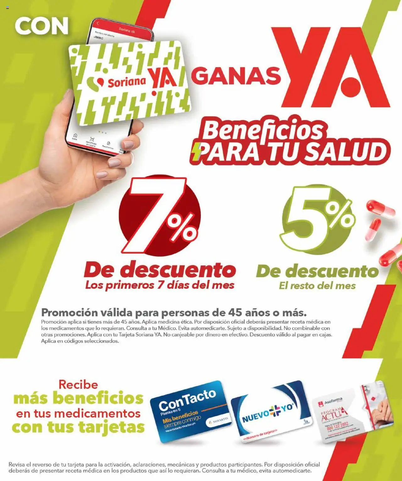 Nuevas ofertas de Soriana válidas en toda la República Mexicana desde el 01.10.2025. ¡Encuentra las mejores ofertas en Soriana - Folleto Farmacia Híper Nacional! | Página: 17