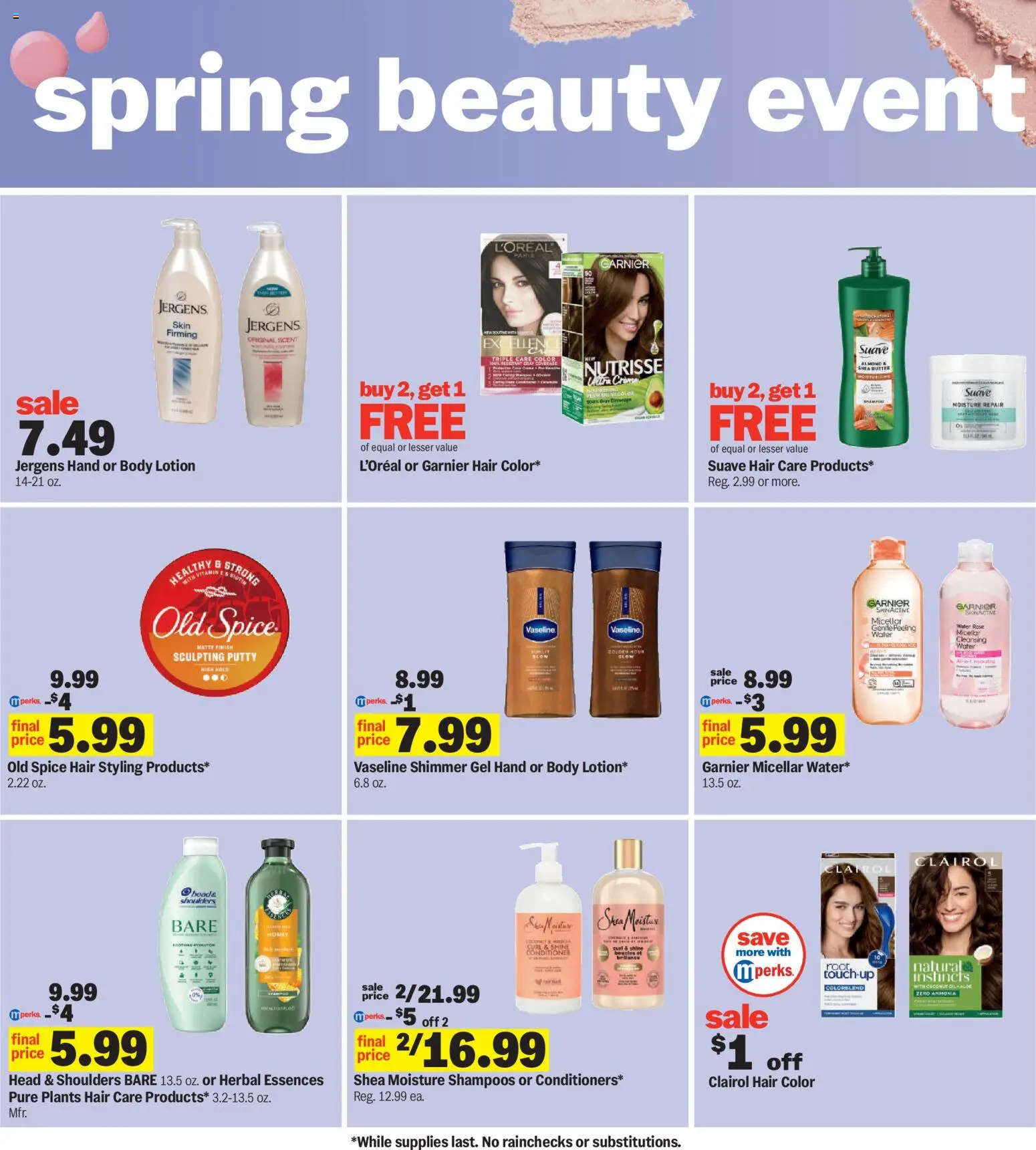 Meijer Weekly Ad - valid from 04.03.2026 | Page: 34 | Products: Coconut Oil, Conditioner, Butter, Water