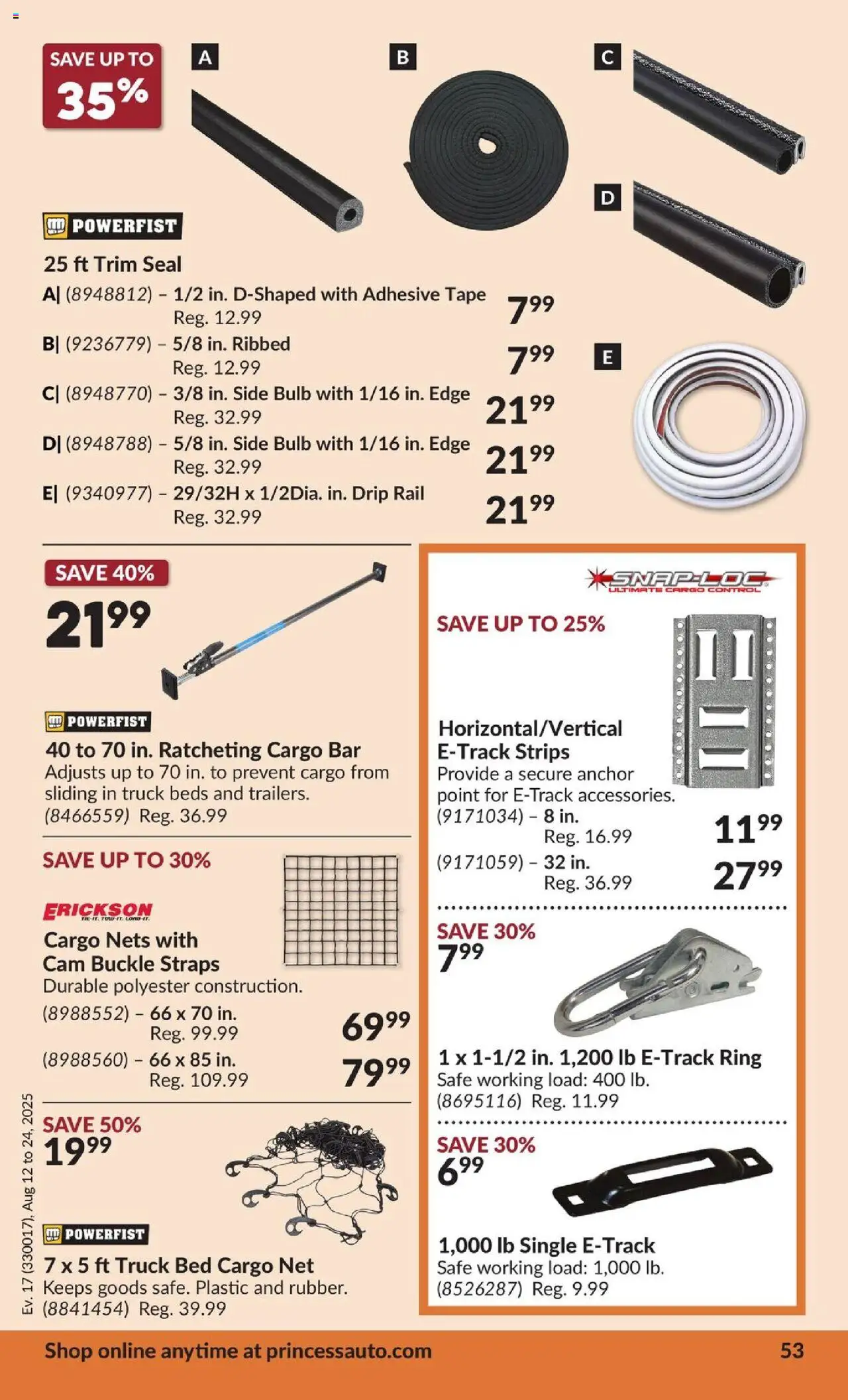 Princess Auto flyer valid from 12.08.2025 | Page: 57