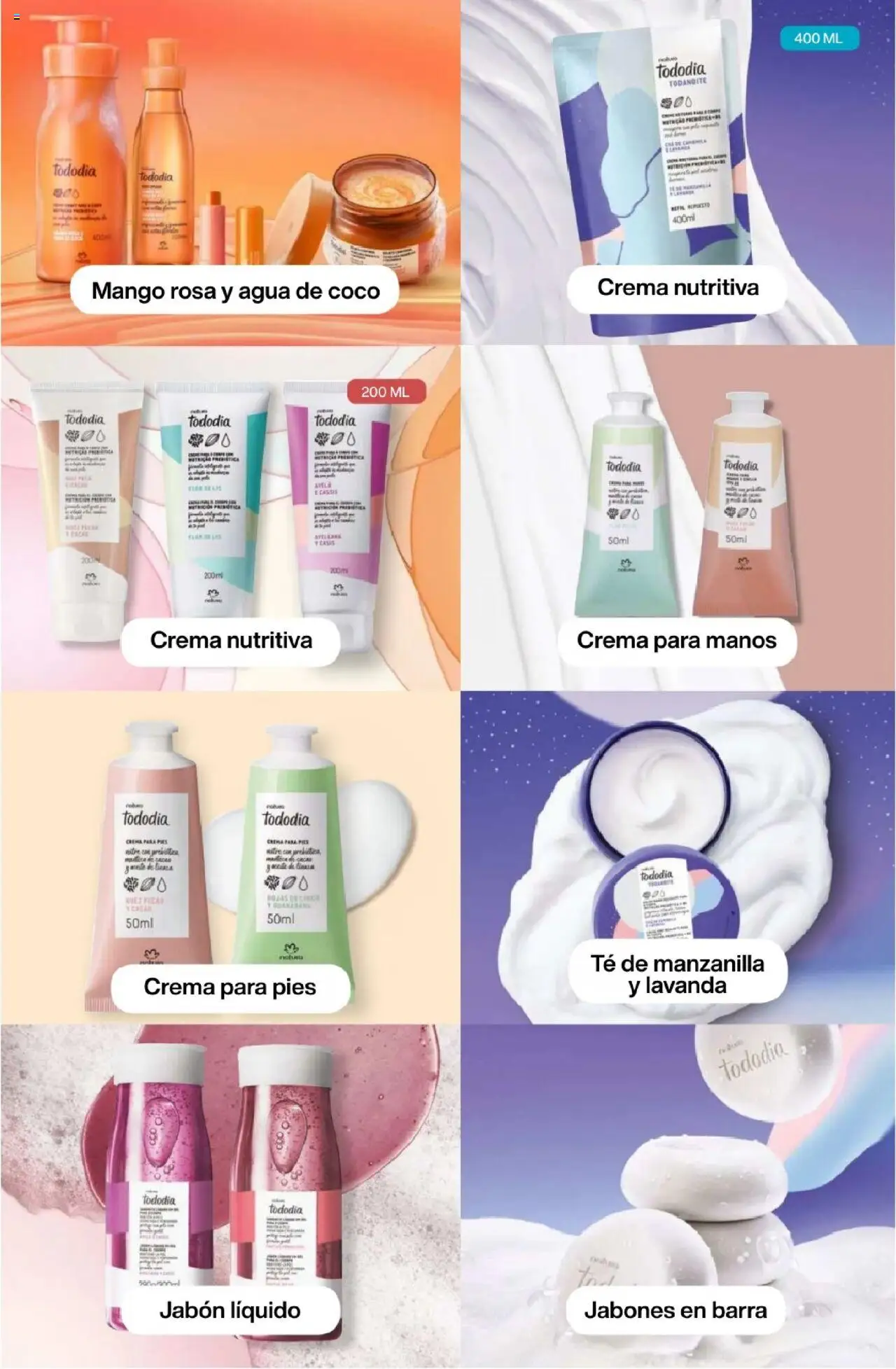 Natura - Catálogo Ciclo 15 │ válido desde el 01.10.2025 | Página: 187 | Productos: Jabón, Agua, Mango, Té