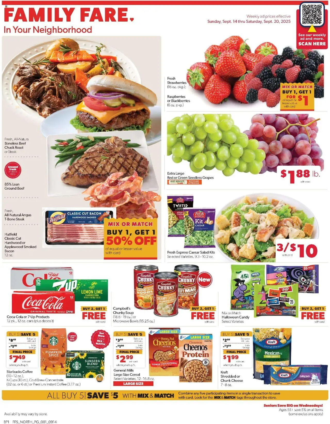 Family Fare Weekly Ad - MI - valid from 14.09.2025 | Page: 1