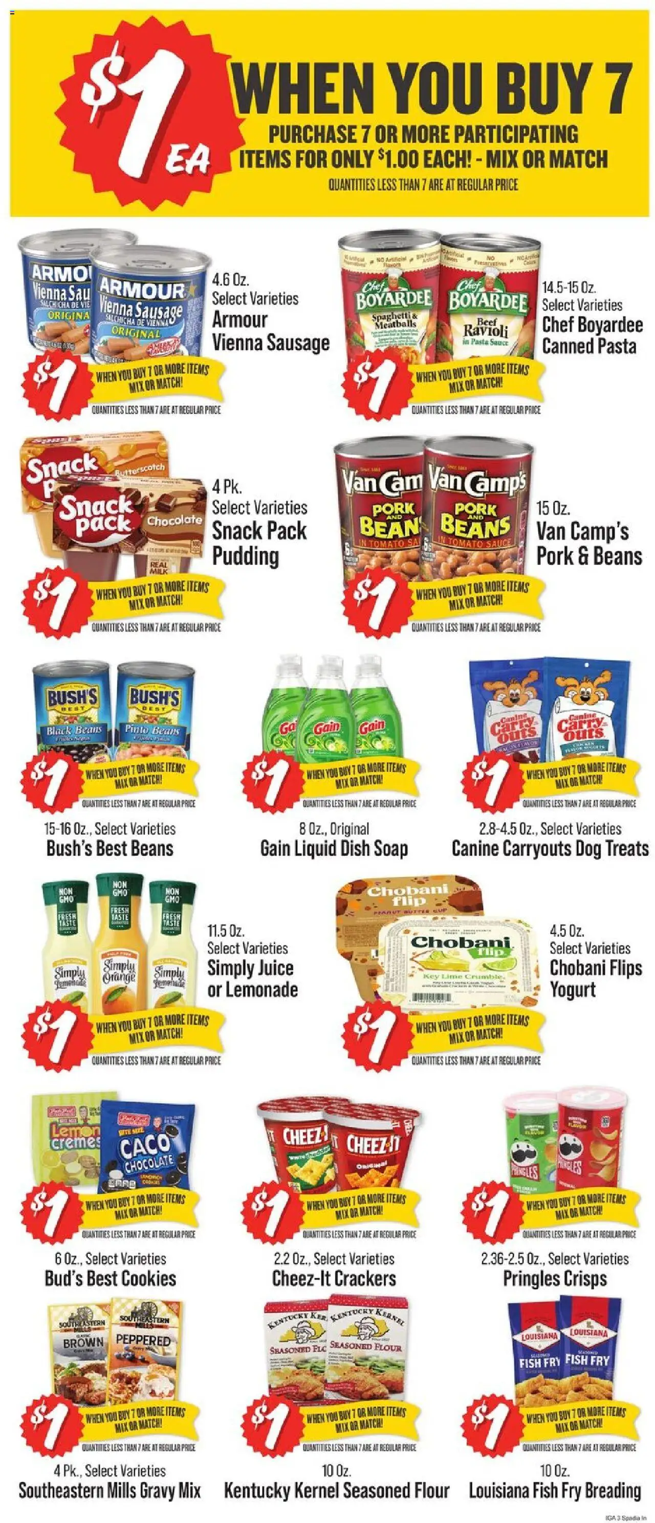 IGA Weekly Ad - valid from 20.08.2025 | Page: 3 | Products: Milk, Juice, Lemon, Lime