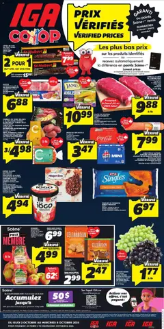 Preview of IGA weekly flyer / circulaire from shop IGA valid from 02.10.2025
