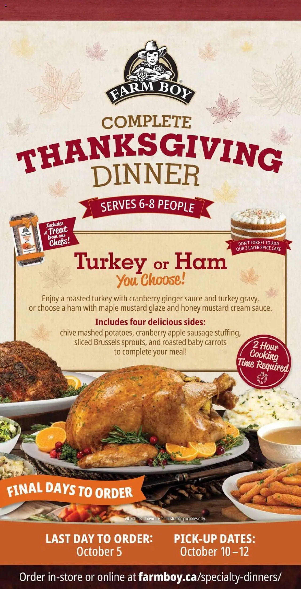 Farm Boy flyer valid from 02.10.2025 | Page: 10 | Products: Cream, Turkey, Ham