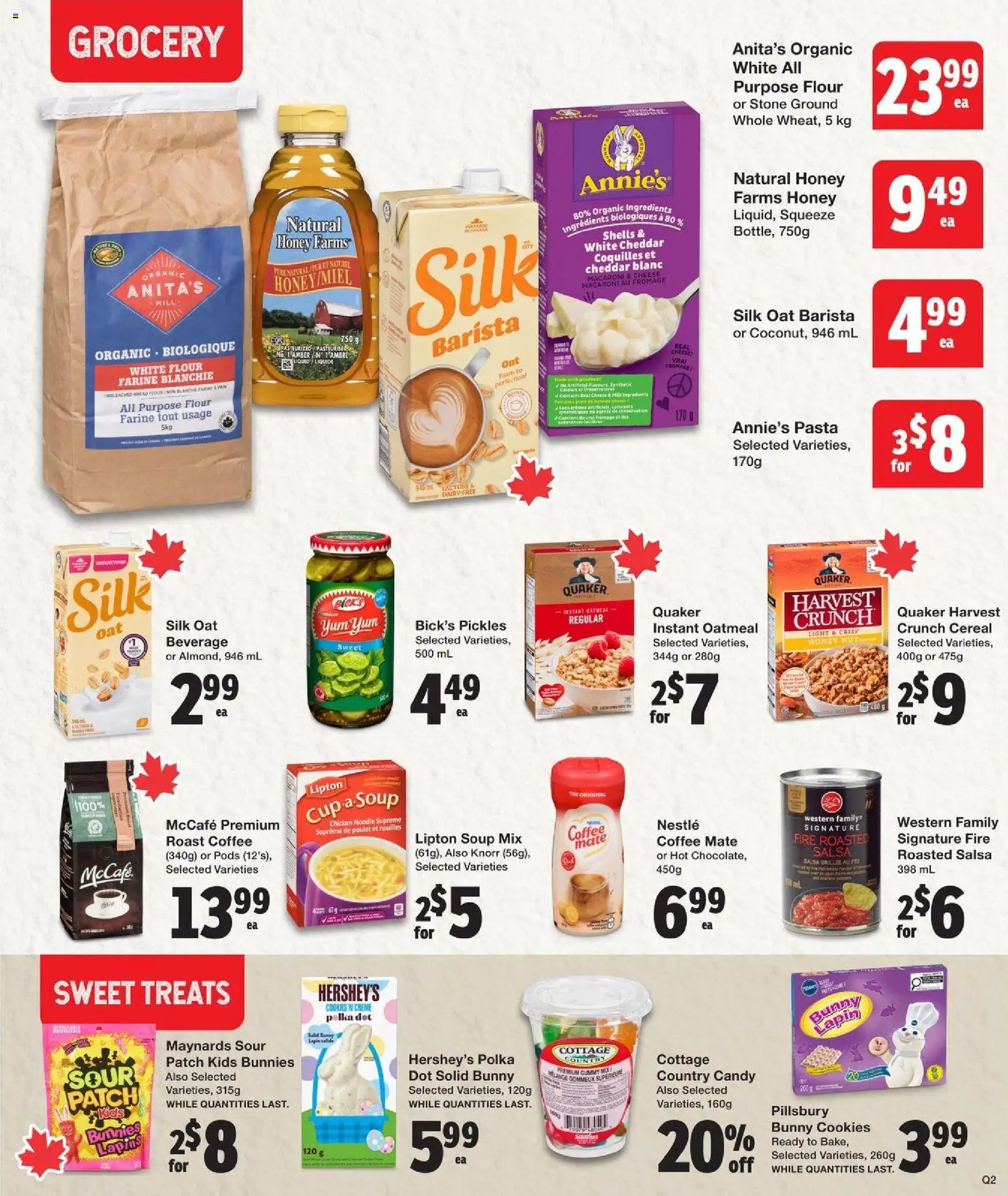 Quality Foods flyer valid from 19.03.2026 | Page: 11 | Products: Pasta, Milk, Cheese, Chicken